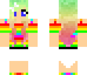 rainbow girl