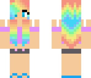 rainbow girl