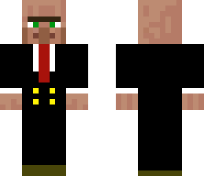 villager in suit