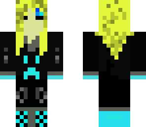 blonde blue creeper girl