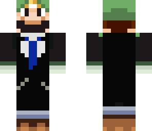 luigi in a suit