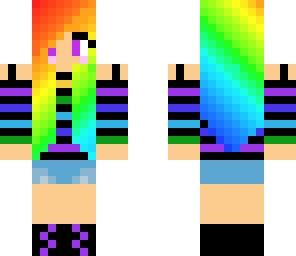 rainbow girl