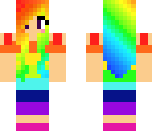 rainbow girl