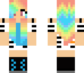 cute rainbow girl