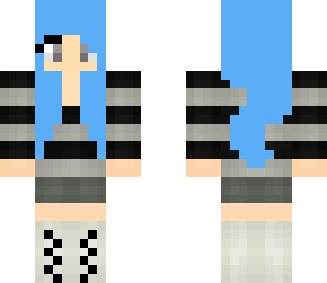 blue hair