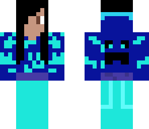 blue creeper girl