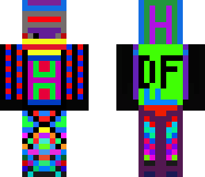 colourfull skinny dude