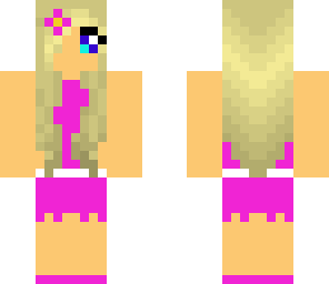 pink spring girl