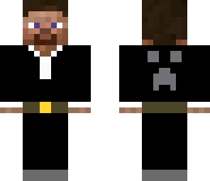 steve in creeper tux