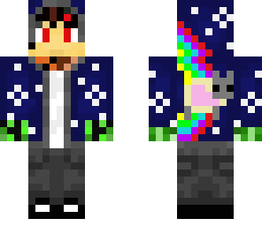 nyan hoodie creeper gloves