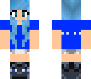 blue ender girl