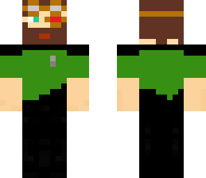 the only green shirt