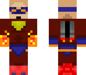 flaming super hero