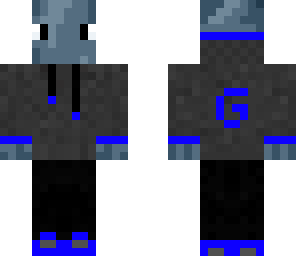 blue hoodie squid
