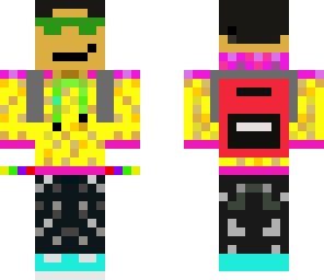 raver with gloves