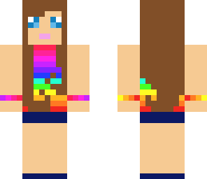  cute rainbow girl