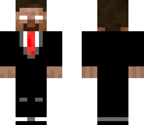 herobrine in a suit