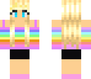 rainbow girl