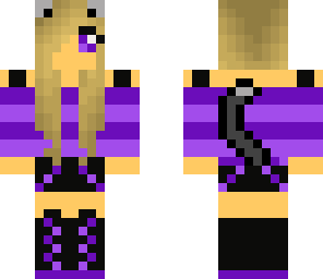 cute purple kitty