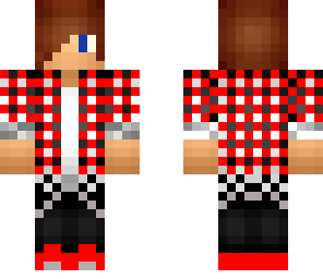 red dude in headphones