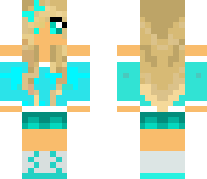 blue girl