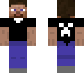 black t-shirt steve