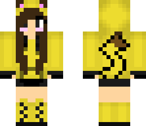 pikachudoesminecraft girl