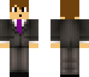 purple tie