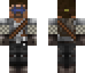 hoodless adventurer with googles