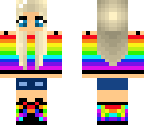 rainbow girl