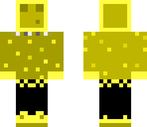 spotty gold slime with head phones
