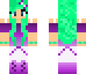 turquoise and purple teen
