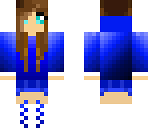 blue girl