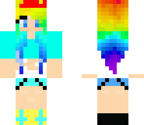 rainbow girl