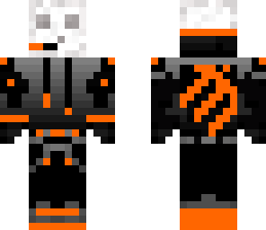 white slime with orange