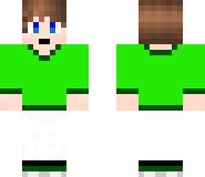 green sweater