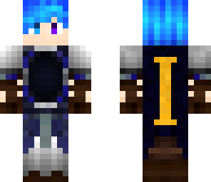knight with blue cape