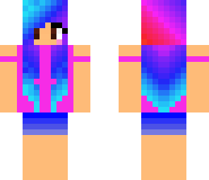 beauty rainbow girl