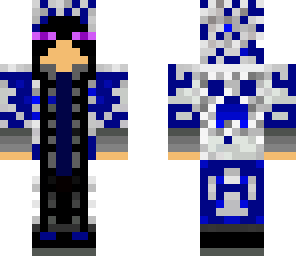 blue hooded ender mask