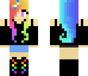rainbow girl