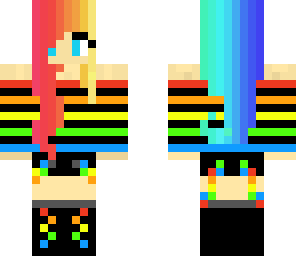 rainbow girl