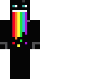 spewing rainbow