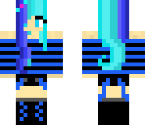 blue girl