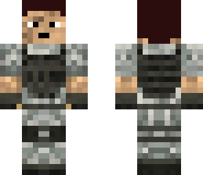 brunette soldier