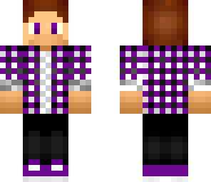 puple check jacket