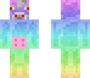 evil rainbow cow