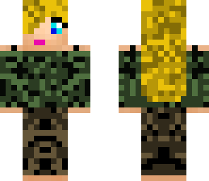 camo girl skin
