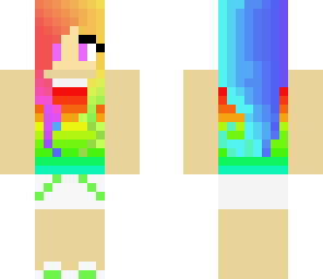 rainbow girl