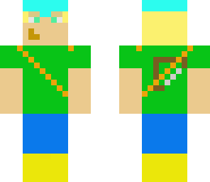 blond archer dude