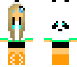 neon panda girl